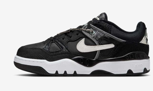 Nigo x 耐克AF3」联名明天发售！九游会网站中国Snkrs上架！黑鳄鱼皮「(图6)